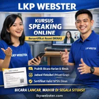 Kursus Speaking Online Bersertifikat