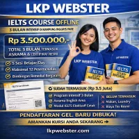 Kursus IELTS Offline 3 Bulan